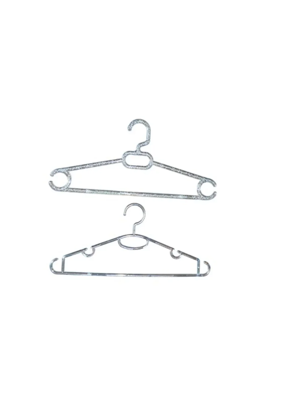 6 Pack Vintage Plastic Acrylic Hangers Funky Mod Mid Century Retro Unique
